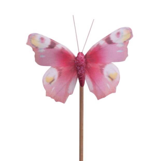 Pick Mariposa Auralia Rosa 8cm "T25"