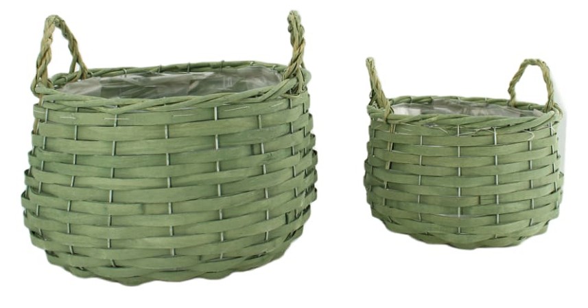 Cesta Atlantic Verde (Set 2uds)