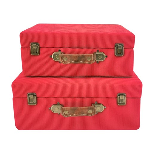 Maleta Velluto Roja (Set 2uds)