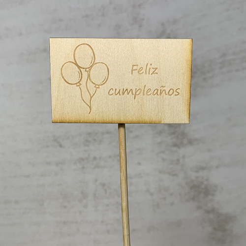 Pick Feliz Cumpleaos Globos 50cm "CC10"