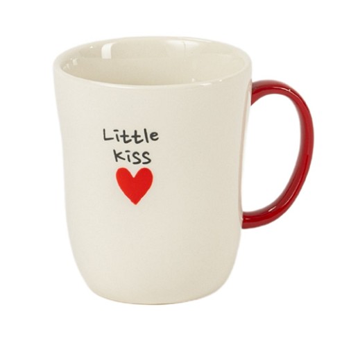 Taza Kiss Blanca 9x10Hcm "T6"