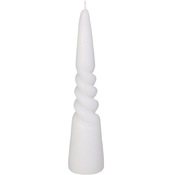 Vela Cono Blanca 6x25Hcm