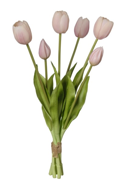 Ramo Artificial Tulipan Rosa 39cm