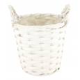 Cesta Atlantic Blanco 18x21Hcm