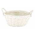 Cesta Atlantic Blanca 28x18Hcm