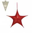 Estrella Aster Glitter Roja 20Ax65Lx60Hcm