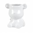 Escultura Teddy Blanco 14Ax11Lx15Hcm