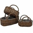 Cesta Basoa Natural (Set 3uds)