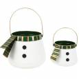 Base Snowman Metal (Set 2uds)