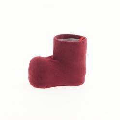 Bota Velvet Roja 6cm