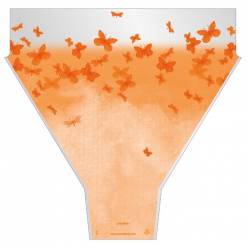 Funda Papillon Naranja 44Ax50Hcm (x50uds)