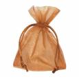 Bolsa Organza Marron 17Ax24Hcm "T10"