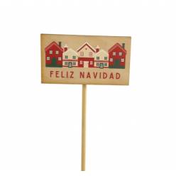 Pick Village Feliz Navidad 50cm "T10"