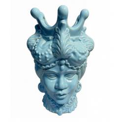 Escultura Sicilian Azul 15.5Ax17Lx26Hcm