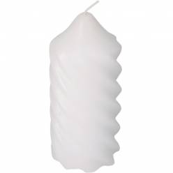 Vela Espiral Blanca 7x15Hcm