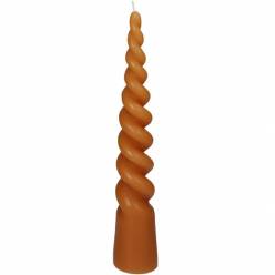 Vela Espiral Cono Naranja 6x30Hcm