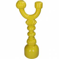 Candelabro Brick Amarillo 10Ax15Lx35Hcm