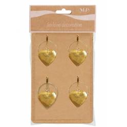 Colgante Corazon Oro 4.5cm "T4"