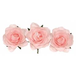 Ramillete Rosas Rosa 3.5cm "T12"