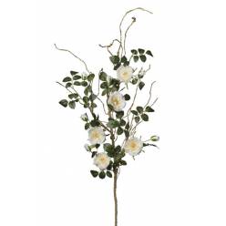 Rama Artificial Rosas Blanco 125cm