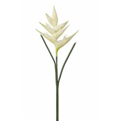 Rama Artificial Heliconia Crema 87cm