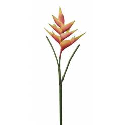 Rama Artificial Heliconia Naranja 87cm