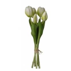 Ramo Artificial Tulipan Crema 28cm