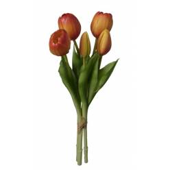 Ramo Artificial Tulipan Naranja 28cm