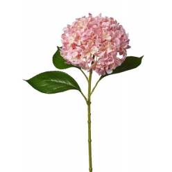 Rama Artificial Hortensia Rosa Claro 65cm