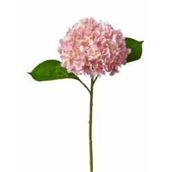 Rama Artificial Hortensia Rosa Claro 52cm