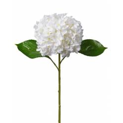 Rama Artificial Hortensia Blanco 52cm