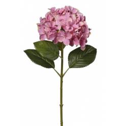 Rama Artificial Hortensia Rosa 61cm