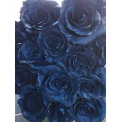 Rosa  Ecu. Tintada Dark Blue 50cm